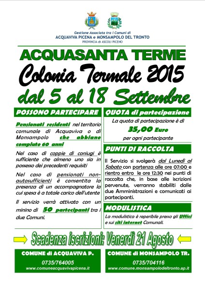 Locandina Acquasanta 2015